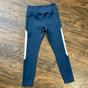 ZIYA Navy Primo Mesh Hi-rise 7/8 24"